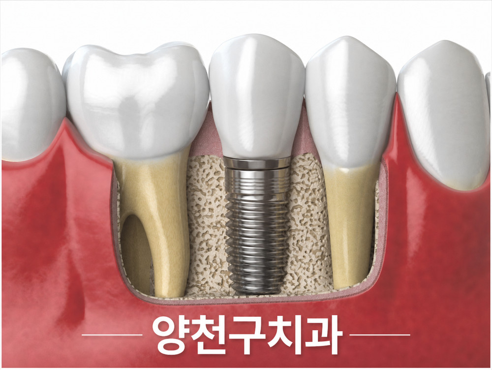 양천구치과 치아 상실 후 씹기 불편과 웃음 자신감 저하로 인한 일상 생활 질 변화